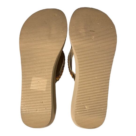 Unlisted by Kennth Cole Women's Shell Sequins Thong Sandals 9.5 - Picture 6 of 6